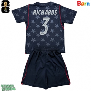 Forente stater Chris Richards #3 Replika Babytøj Udebanesæt Børn VM 2026 Kortærmet (+ Korte bukser)